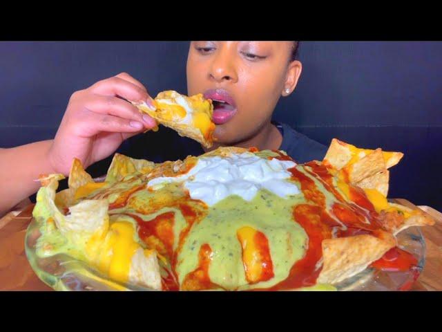 ASMR MUKBANG CHEESY LOADED NACHOS 먹방 EATING SHOW NO TALKING ASMR 먹방 MUKBANG #asmrmukbangviral