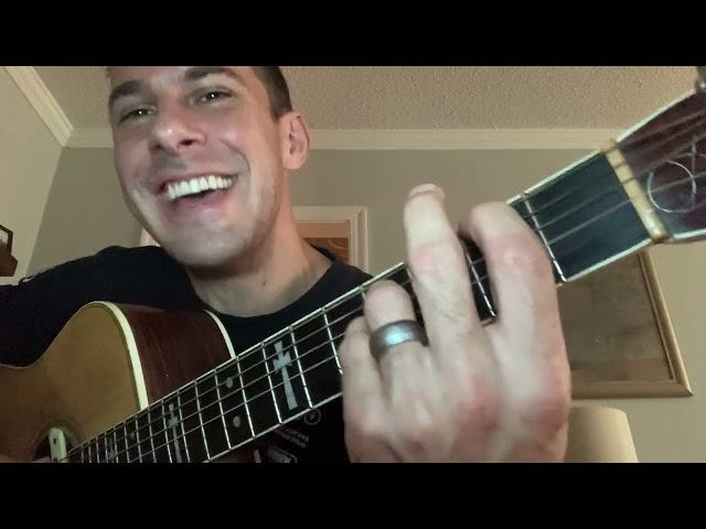 Open E form guitar for Tyler Moody