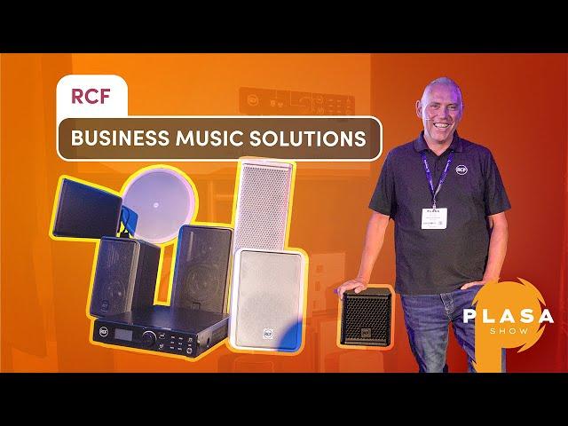 RCF Business Music Solutions Install Audio – PLASA 2022