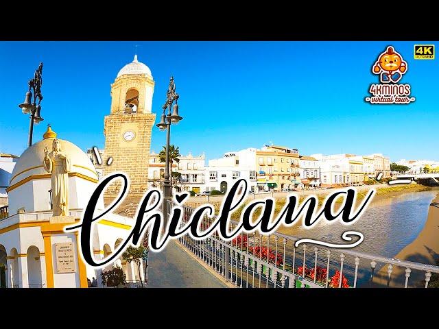 Paseando por Chiclana de la Frontera - 4K (Ultra HD) Walking Virtual Tour Spain (2021)