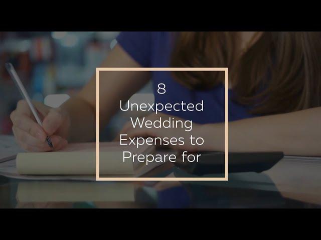 Tips for your wedding in Spain: Top 8 Unexpected Wedding Expenses You Should Prepare For