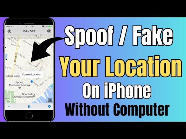 how to spoof location on iphone without computer | How to Fake Gps location on iphone |