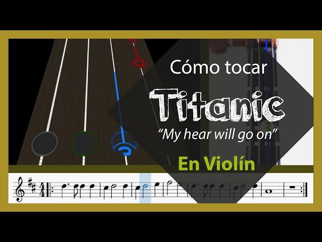 Cómo tocar el tema de Titanic en Violin | Play along