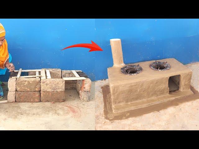 Traditional life clay oven mitti ka chulha wood stove mud stove chula