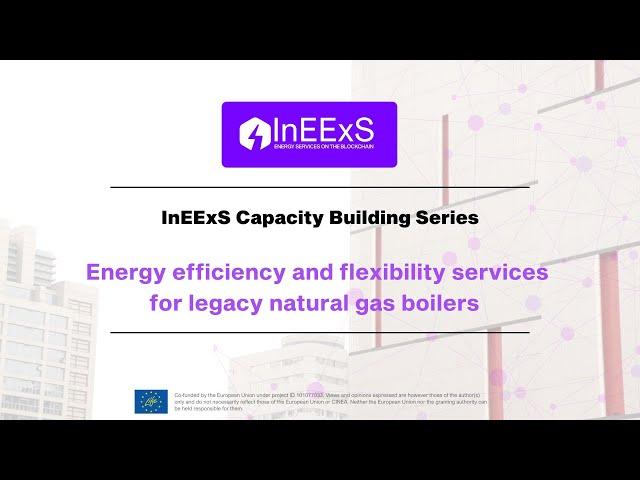 Building capacity w/ InEExS: Energy efficiency & flexibility services for legacy natural gas boilers