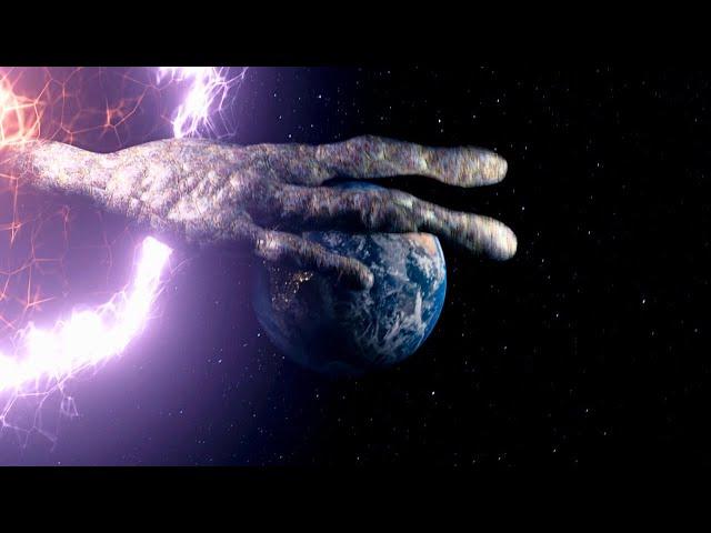 Giant Alien harvests the Earth (megalophobia animation)