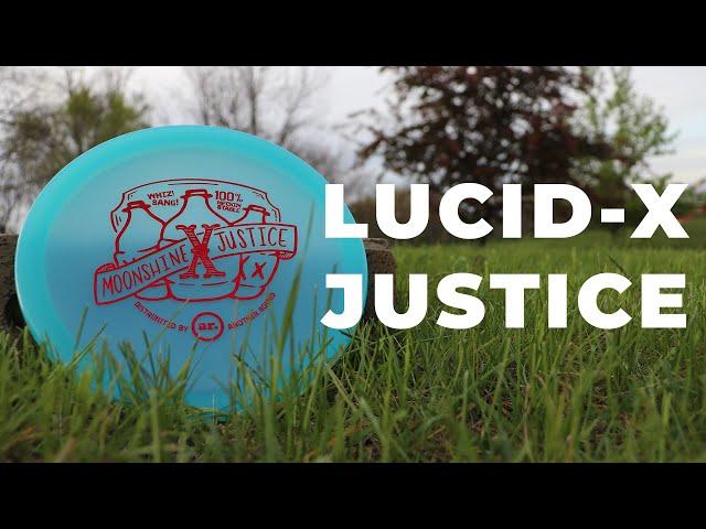 LUCID-X MOONSHINE JUSTICE REVIEW // Rising Am Disc Golf