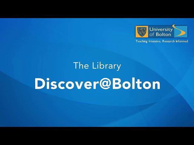 Discover@Bolton