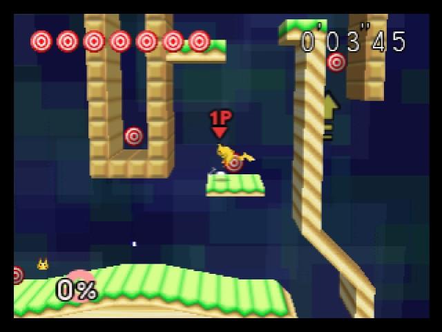 スマブラ (TAS): Pikachu [BtT] - 8"51 by Isotarge