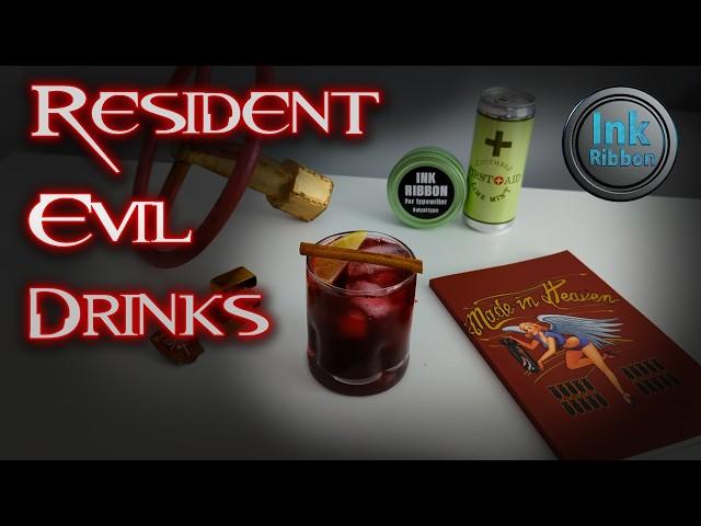 Resident Evil Themed Drinks (Kind of ASMR?)