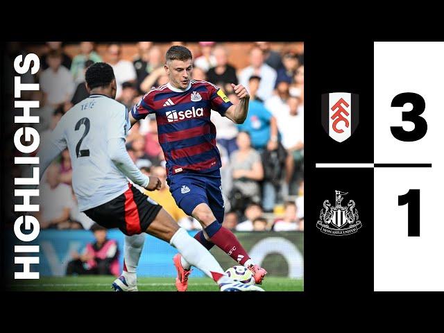 Fulham 3 Newcastle United 1 | Premier League Highlights