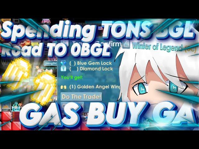 Spending TONS of BGLS! GAS BUY GA + ITEM MAHAL! ROAD TO 0BGL BOSS  | Growtopia Indonesia