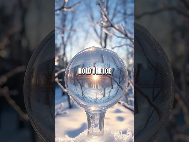 Crafting an Emergency Ice Lens for Survival