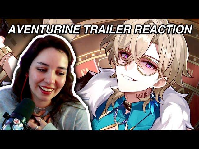 Dish Reacts to Aventurine Trailer "The Golden Touch" | Honkai: Star Rail