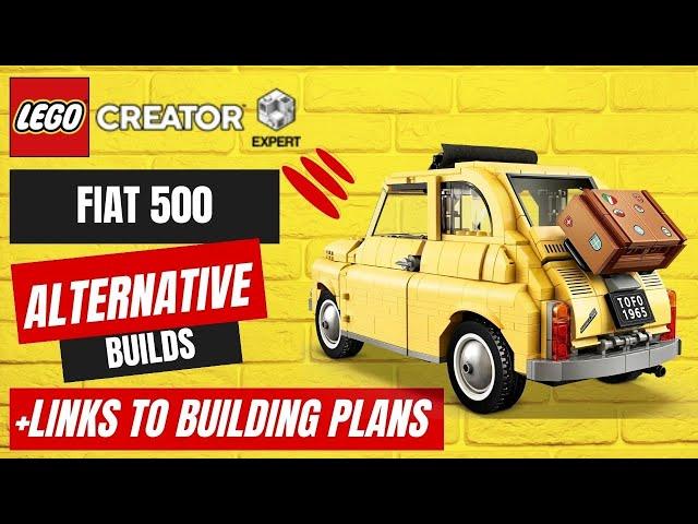 Lego Fiat 500 alternative builds - Lego icons - Lego car - Lego 10271 alternate build