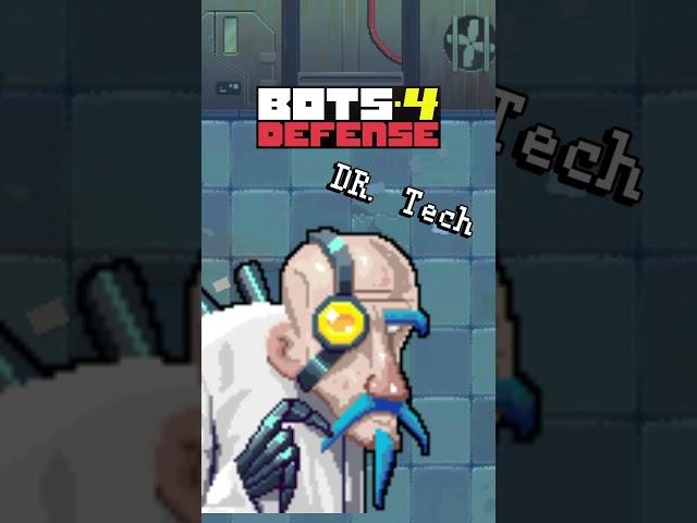 Dr. Tech!#gaming #indiegame #towerdefense #gamer #pixelart #gameshorts #coop #action