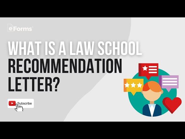 Law School Recommendation Letter - Explained