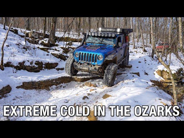 Extreme Cold and Epic Snow Overlanding in the Ozarks