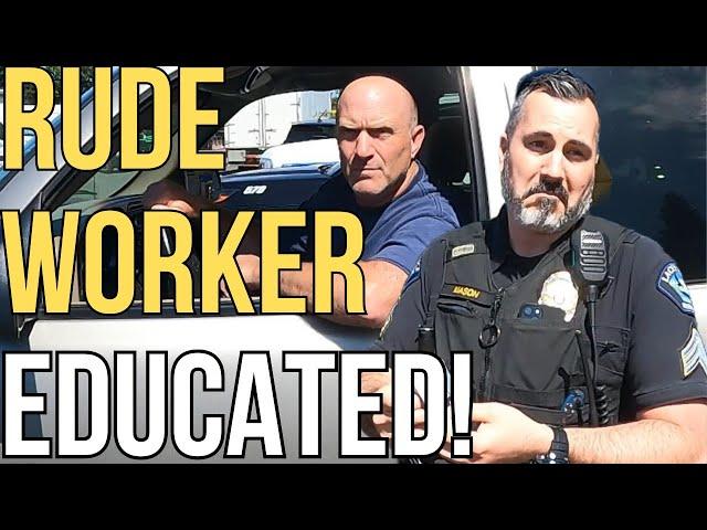 CITY EMPLOYEE RAGES OUT & ADMITS HE HATES THE US CONSTITUTION!
