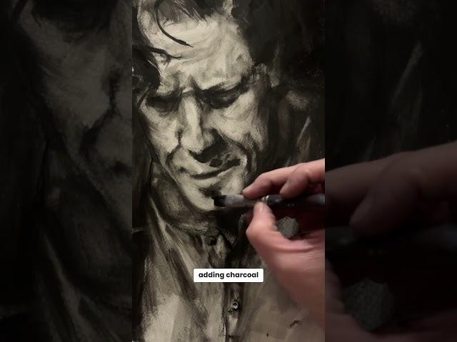 See the Blood, Sweat, & Tears in this Charcoal Drawing of Sweeney Todd