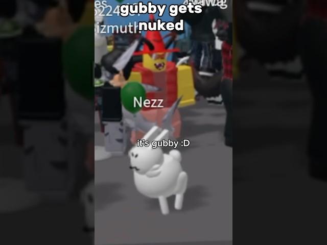 ️ Gubby gets nuked.. | roblox forsaken #roblox #forsaken #gubby #memes