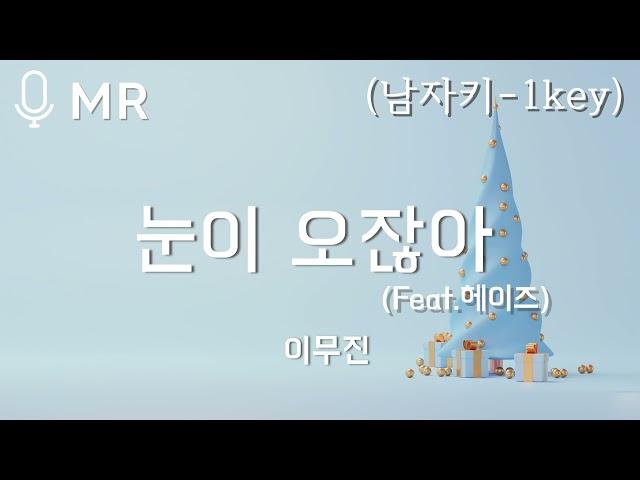 [MR] 이무진 - 눈이 오잖아 (Feat.헤이즈) (남자키-1key) | 고퀄엠알,고퀄반주