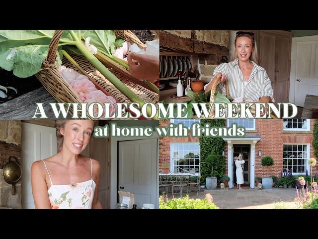 Hello JUNE  Summer has arrived in the English Countryside | Making Rhubarb & Chia Jam & Homemaking