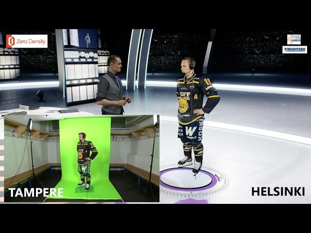 Teleportation powered by Reality Engine in Finnish Ice Hockey League