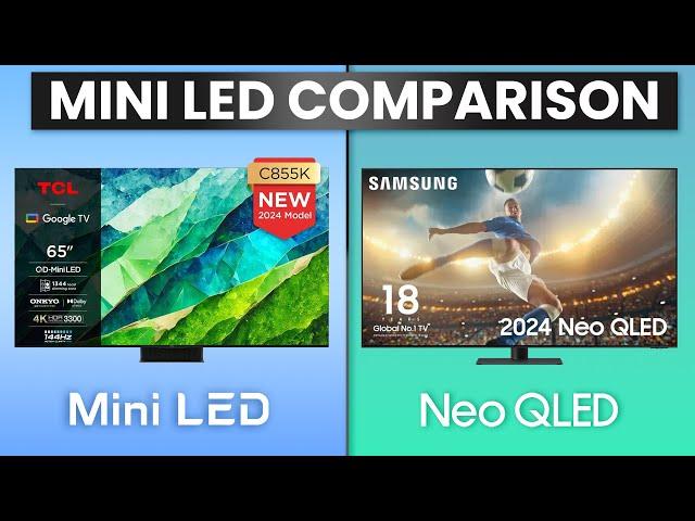 MINI LED TV Comparison - TCL 855K vs Samsung QN95D