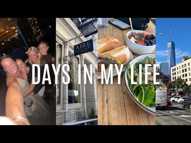 NYC VLOG: corepower, friends meet Sydney, shopping, spa day, etc.