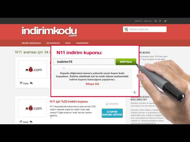 N11 indirim kodu