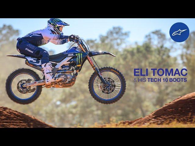 Eli Tomac and his Tech 10 Boots