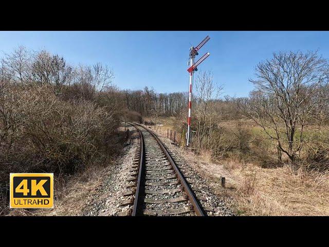 Train Driver's view / Pohled strojvedoucího na trať MĚSTEC KRÁLOVÉ - KŘINEC