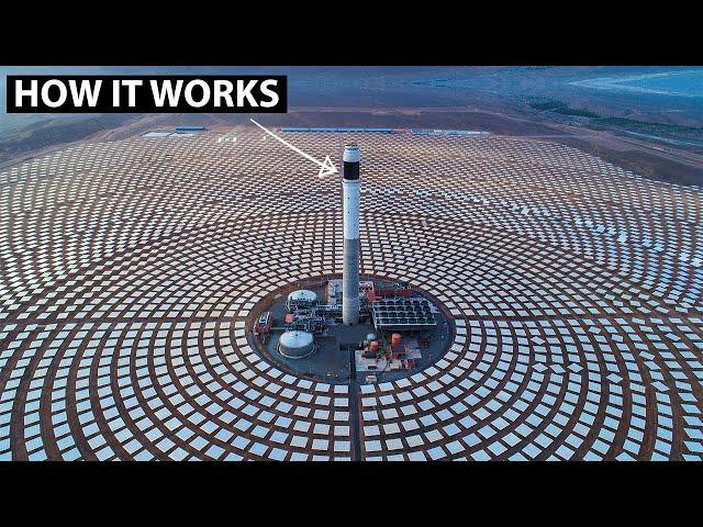 How the world's largest concentrated solar power project works