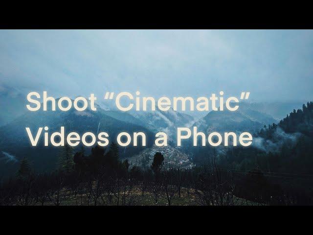 Three 'Secret' Tips For Capturing Cinematic Videos 