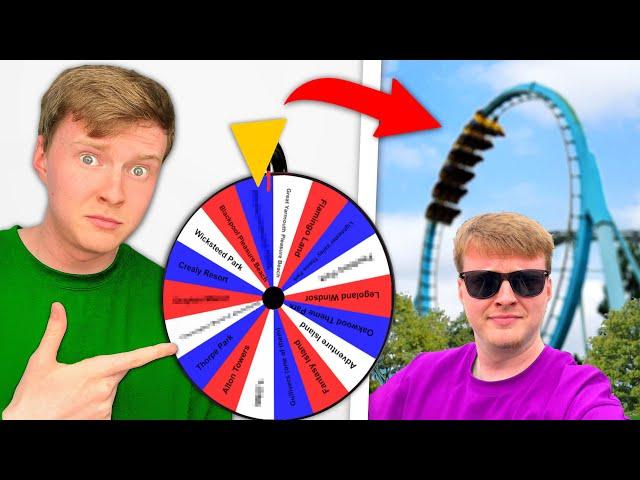 Random Wheel Decides WHICH Theme Park WE VISIT!?