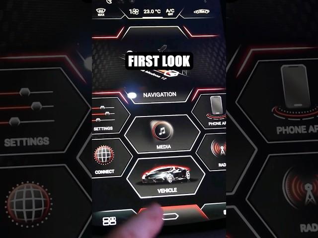 ACCESS TO THE NEW REVUELTO TECH! *FIRST LOOK* #lamborghini