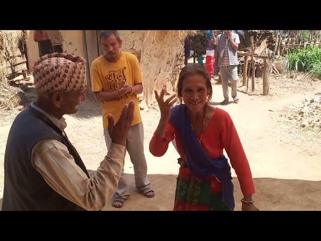 80 years old man dance in #paschim #nepal