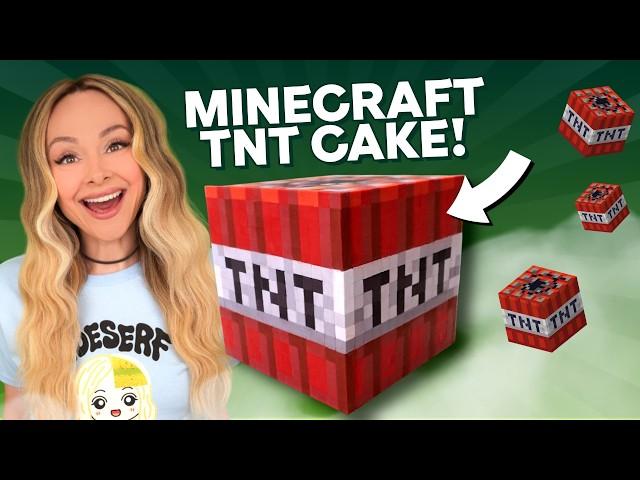 I Made the Most Accurate Minecraft Cake Ever (THAT SMOKES!)