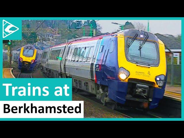 Trains at Berkhamsted (WCML) 22/01/2022