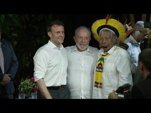 Lula e Macron lançam plano de investimentos para economia sustentável na Amazônia | AFP