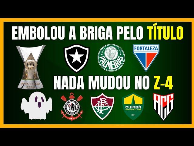 BRASILEIRÃO | EMBOLOU A BRIGA PELO TÍTULO | TUDO IGUAL NA ZONA DE REBAIXAMENTO