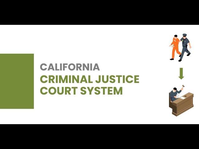 California Criminal Court Process - What to Expect; Arrest to Sentencing