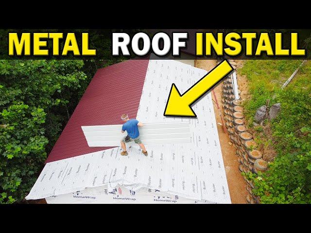 Metal Roof Full Install Build a 20x30 Workshop