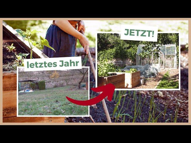 Wie wir eine Wiese in einen Selbstversorger-Garten verwandelt haben!