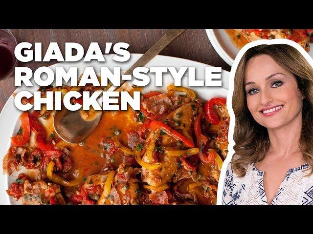 Giada De Laurentiis Makes Roman-Style Chicken | Everyday Italian | Food Network