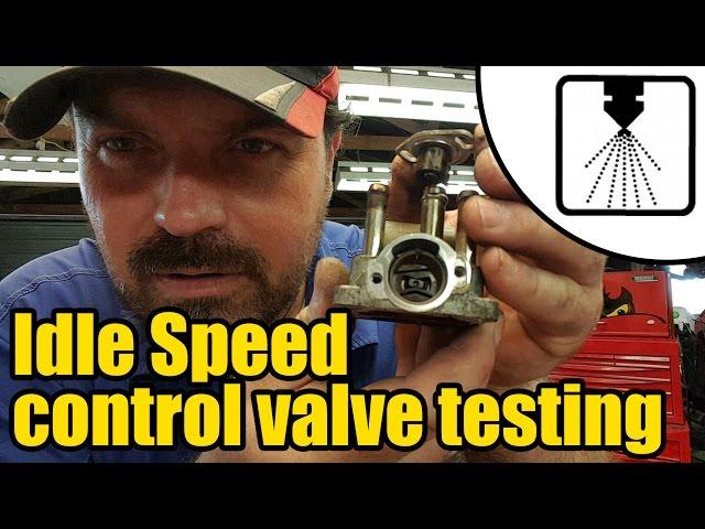 How to test a rotary type Idle Speed Control Valve #1211