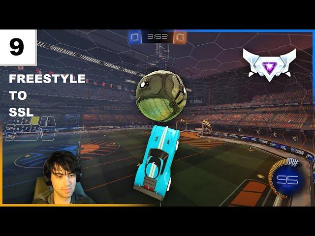 Freestyle to SSL #9 (CRAZY SHOTS) | Rocket League 1v1's