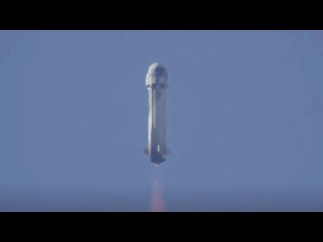 Blastoff! Blue Origin launches 'Space Gal' Emily Calandrelli and 5 others, nails landings