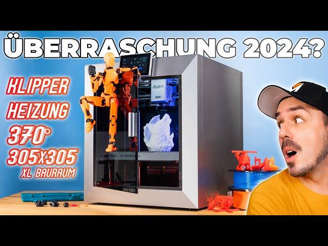 QIDI Plus 4 3D Drucker | Groß, kann alles, kostet wenig? (XXL Test)